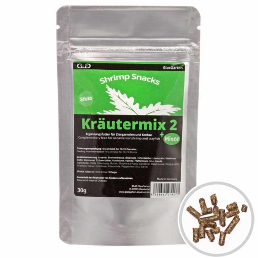 GlasGarten - Kräutermix 2 + Mint Shrimp Snacks (30g)