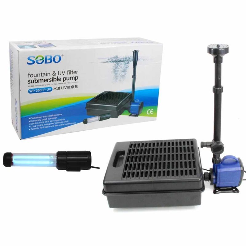 Sobo Pond Filter WP360FPUV (UV light and Fountain) McMerwe South