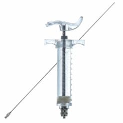 Aquarium syringe +35cm syringe needle