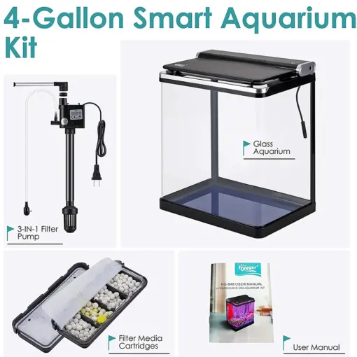 Hygger Curve Mini Aquarium Kit